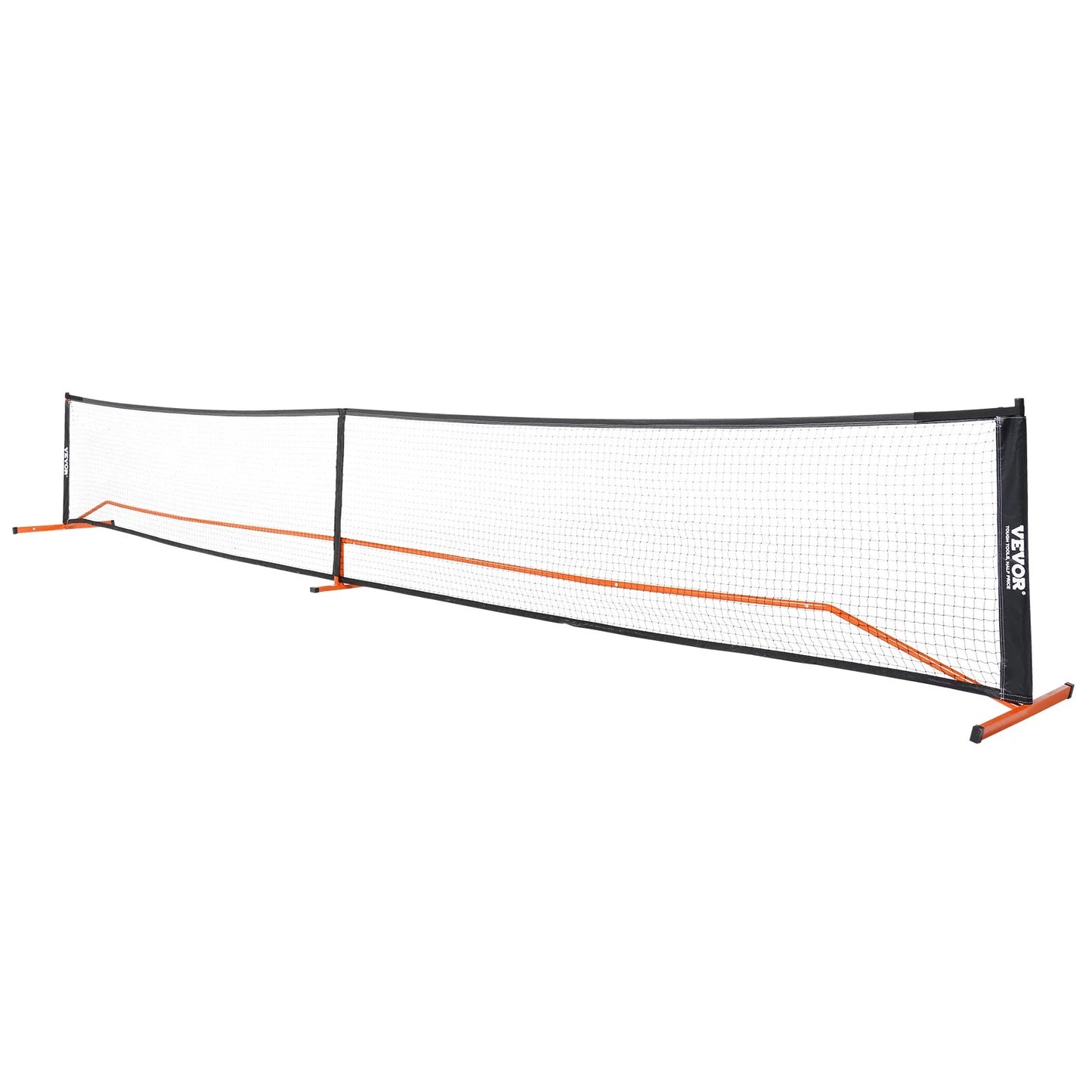 VEVOR Pickleball Net Set, 22FT Regulation Size Portable Pickleball System with Carrying Bag & Balls & Paddles, Weather Resistant Steady Metal Frame & Strong PE Net, for Outdoor Backyard Driveway