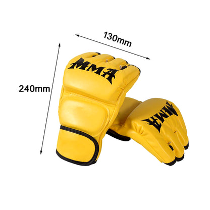 Kick MMA Boxing Gloves for Men Women PU Karate Muay Thai Guantes De Boxeo Free Fight MMA Sanda Training Adults Kids Equipment